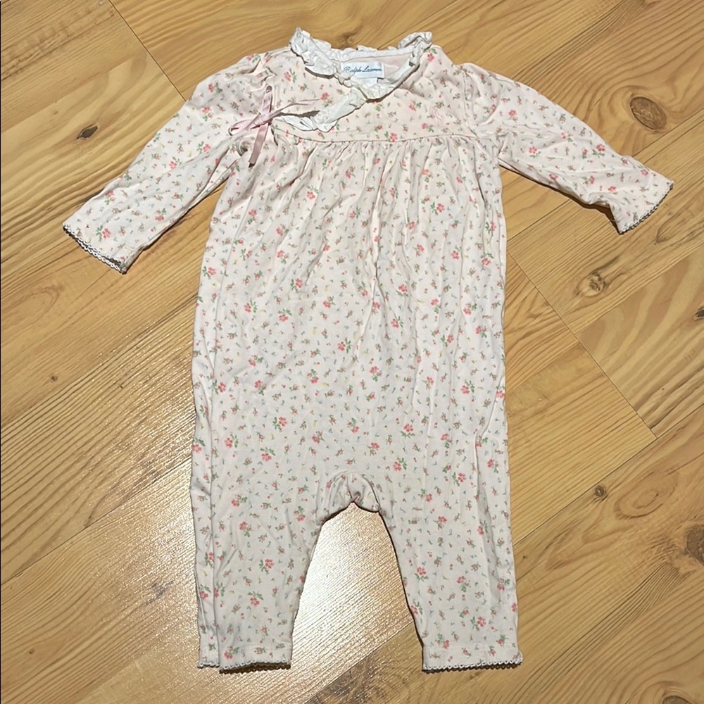 Ralph Lauren Floral Pink Kids One Piece